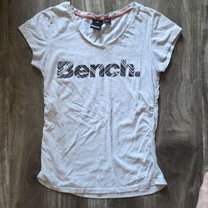Bench Gray Fitted Cap Sleeve T-Shirt